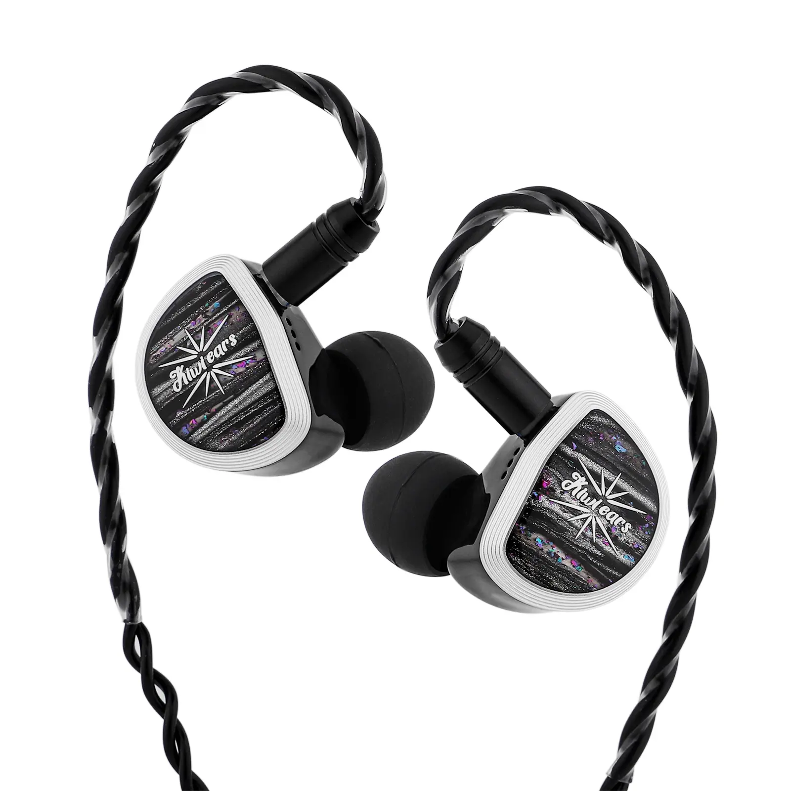 Kiwi Ears Aether 15.3mm Large Planar Driver IEM Hifi Earphones with Detachable Cable System for Gaming and Music Enthusiasts