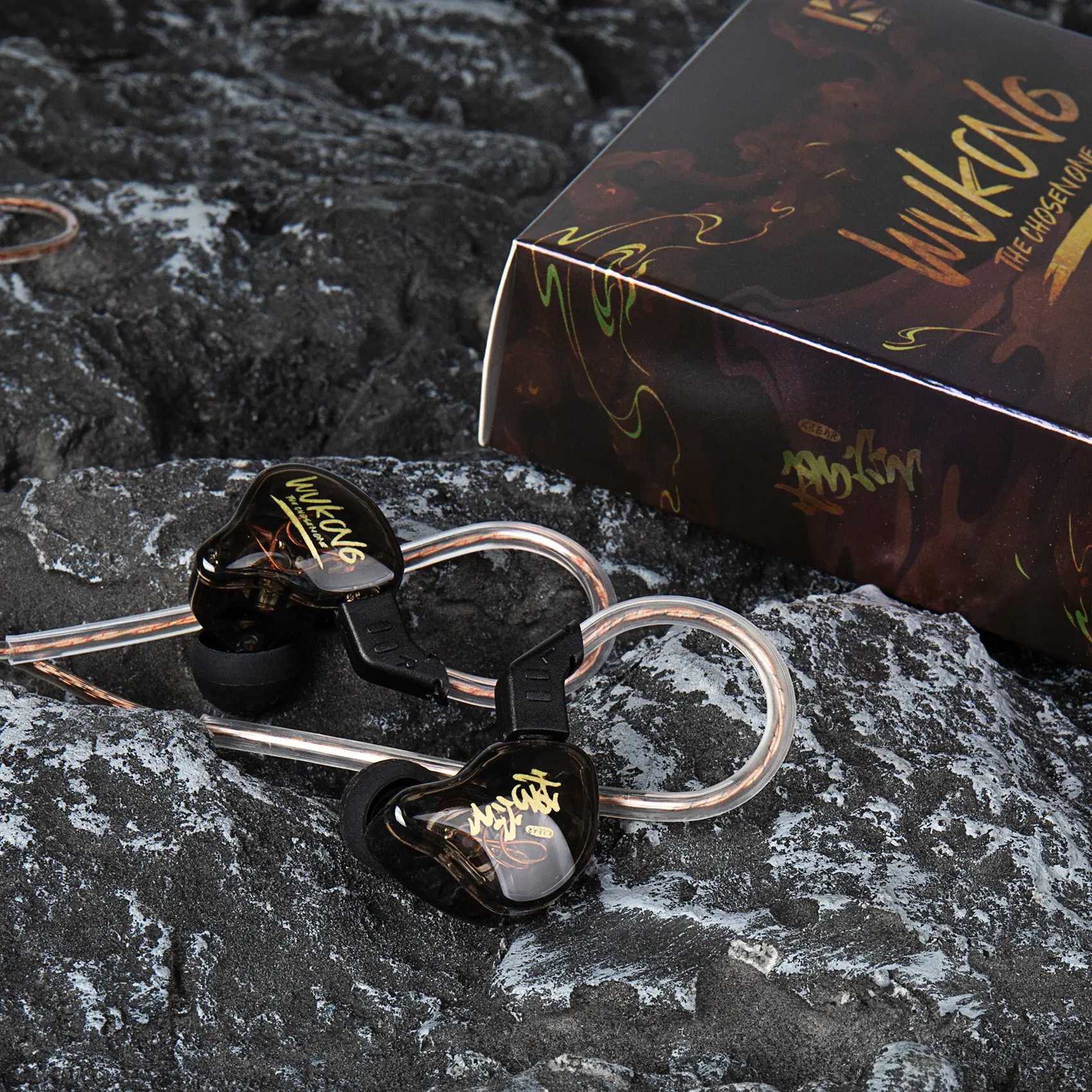 KBEAR MONKIE K01 wukong HIFI Sound in ear Earphones Wired  Immersive Gaming Earbuds