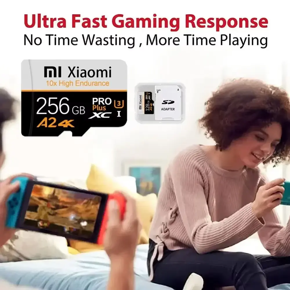 Xiaomi 128GB 256G SD Memory Card 1TB Class 10 High Speed Flash TF 2TB SD Card Micro TF SD Card 512GB For Nintendo Switch ps vita