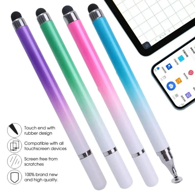 4/1PCS Stylus Pen for Mobile Phone Tablet Capacitive Touch Pencil Universal 2in1 for Samsung IPhone Xiaomi Drawing Screen Pencil