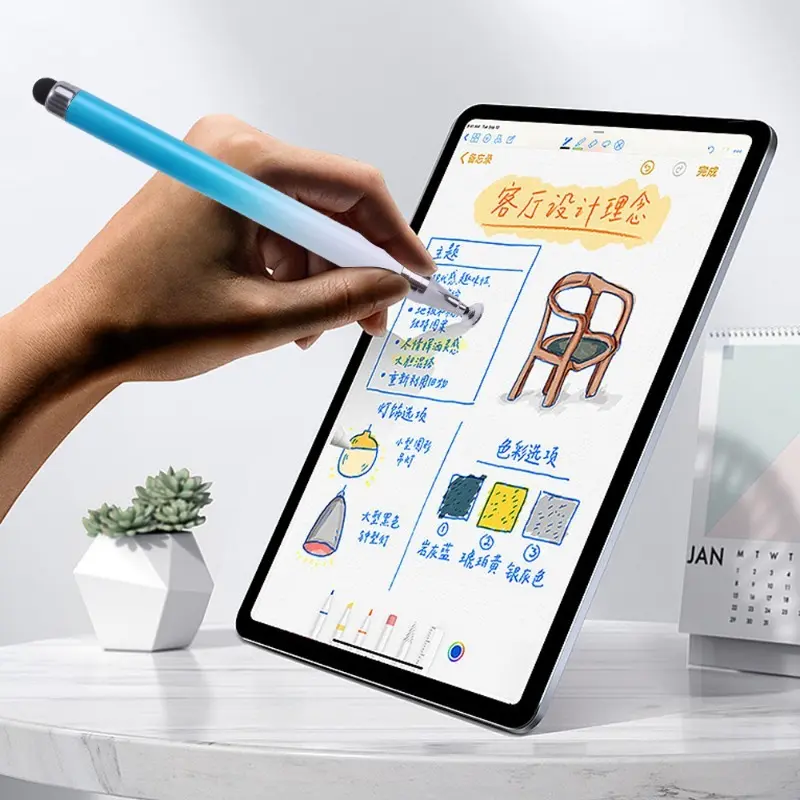 4/1PCS Stylus Pen for Mobile Phone Tablet Capacitive Touch Pencil Universal 2in1 for Samsung IPhone Xiaomi Drawing Screen Pencil