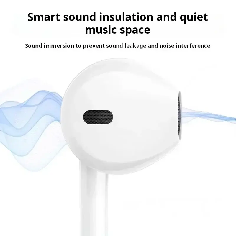 For Xiaomi Headphones Xiaomi Mi 14 13 12 11 in-ear Earphones Redmi Note 10 9 8 7 Type C 3.5mm Wired Headset Phone Accessories
