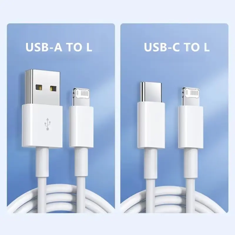 20W PD Type C Fast Charging Cables For iPhone 14 13 12 11 Pro Max /ipad/ipod Data Line 2M 1M Quick Charge USB C Cable Accessory