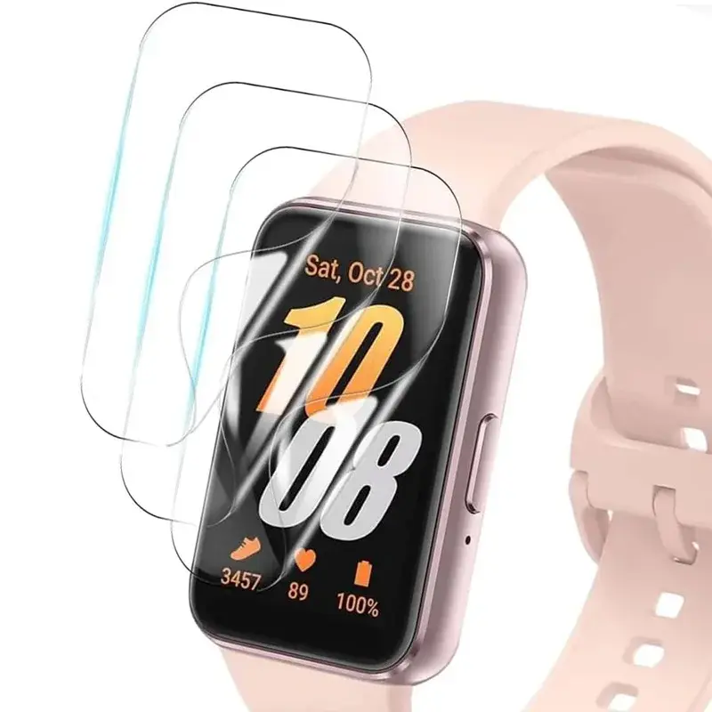 Soft Hydrogel Film For Samsung Galaxy Fit 3 Anti-scratch Screen Protector for Galaxy Fit3 Smartwatch Protective Films Not Glass