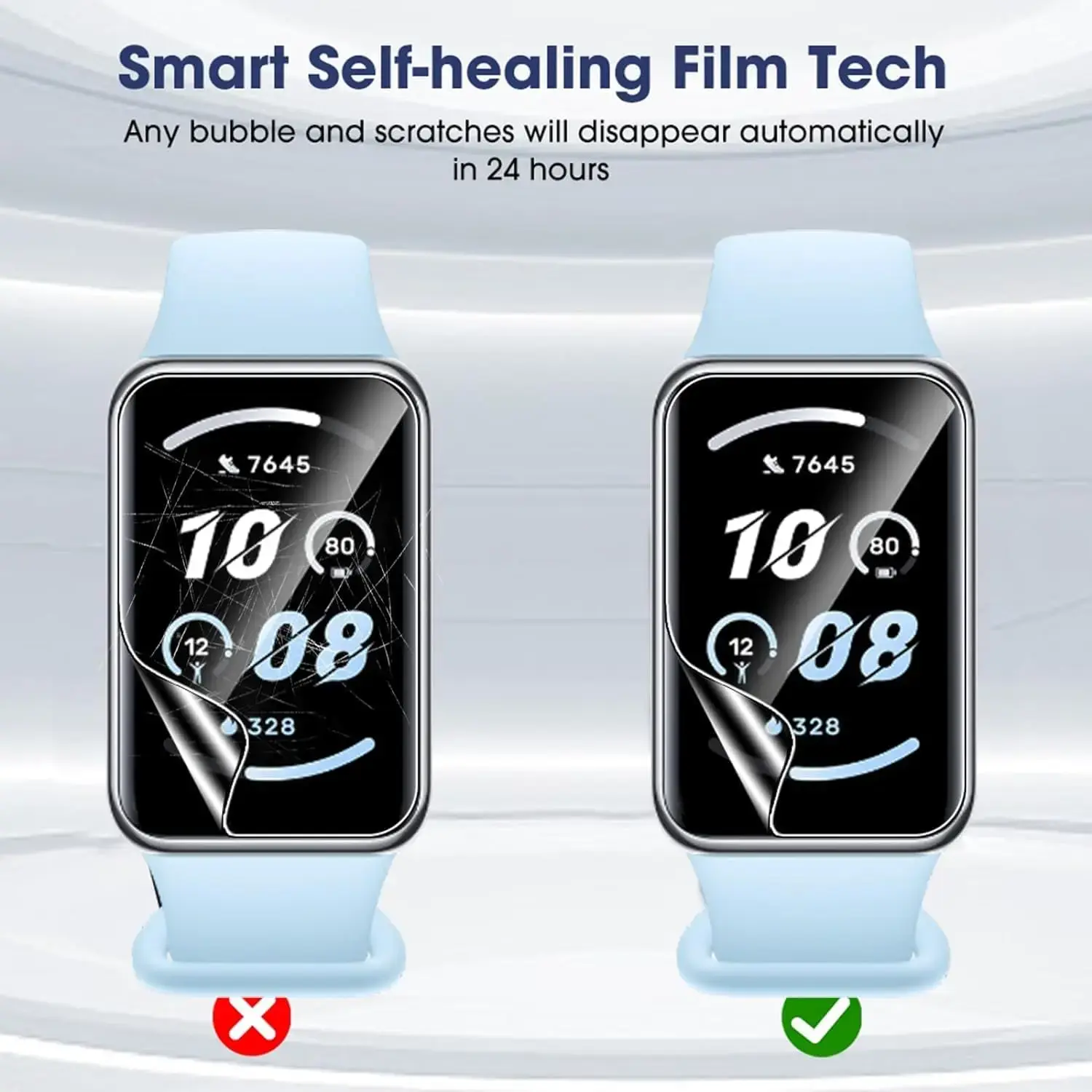 Soft Hydrogel Film For Samsung Galaxy Fit 3 Anti-scratch Screen Protector for Galaxy Fit3 Smartwatch Protective Films Not Glass