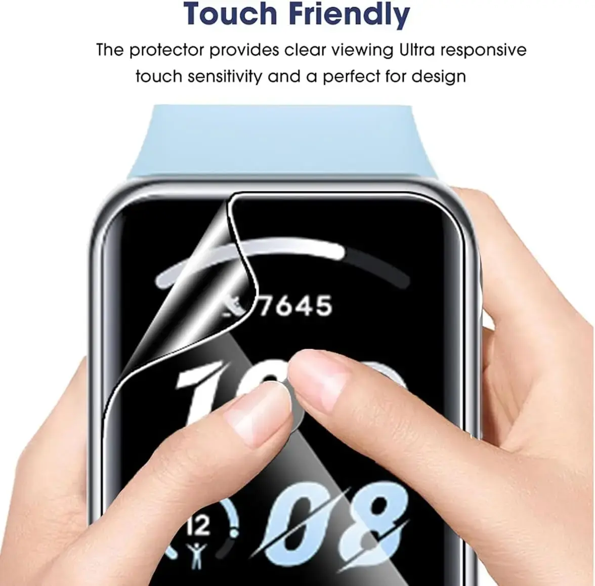 Soft Hydrogel Film For Samsung Galaxy Fit 3 Anti-scratch Screen Protector for Galaxy Fit3 Smartwatch Protective Films Not Glass