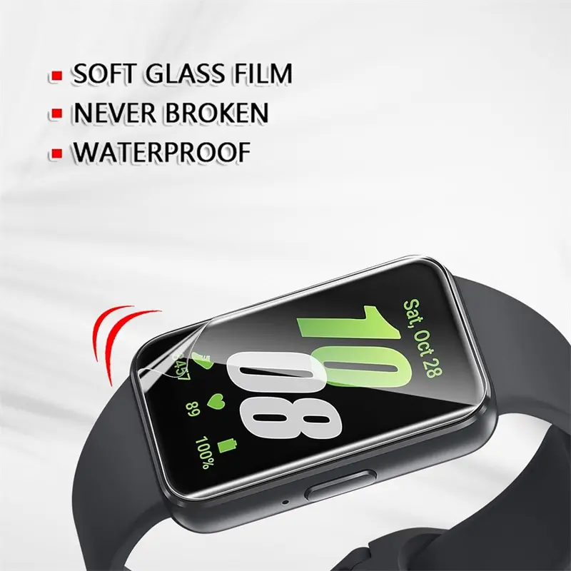 Soft Hydrogel Film For Samsung Galaxy Fit 3 Anti-scratch Screen Protector for Galaxy Fit3 Protective Films Not Glass Watch Cover