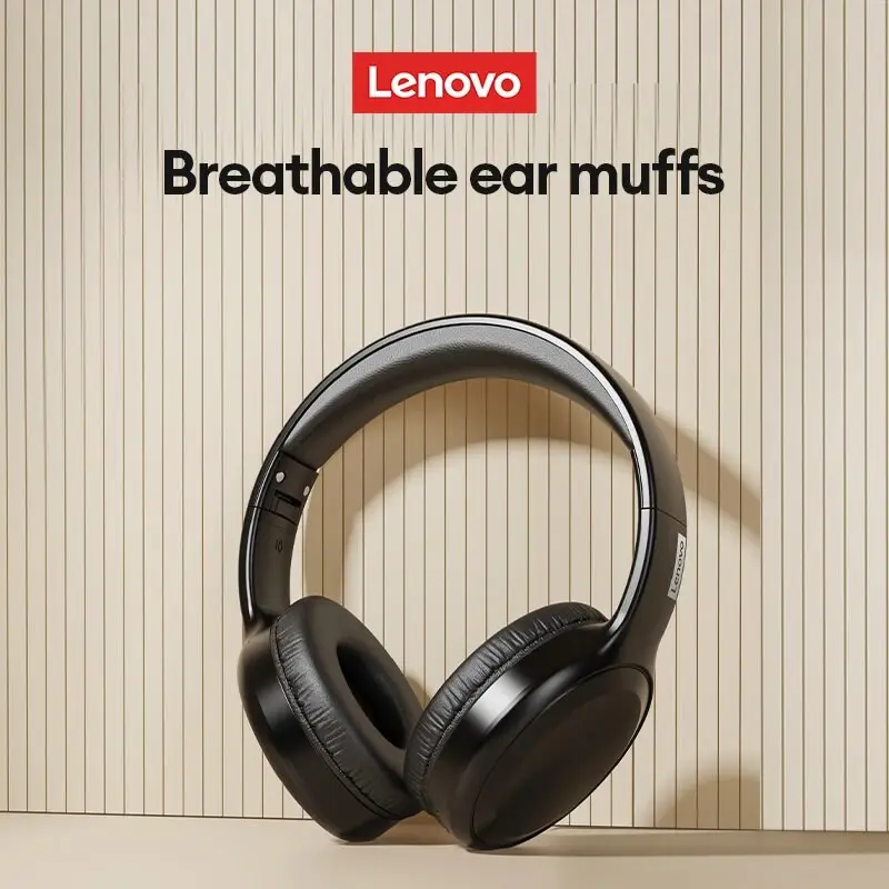Choice Lenovo TH30 Wireless Headphones Bluetooth 5.3 Earphones Foldable Game Headset Sport Headphone with Mic Music Earbuds