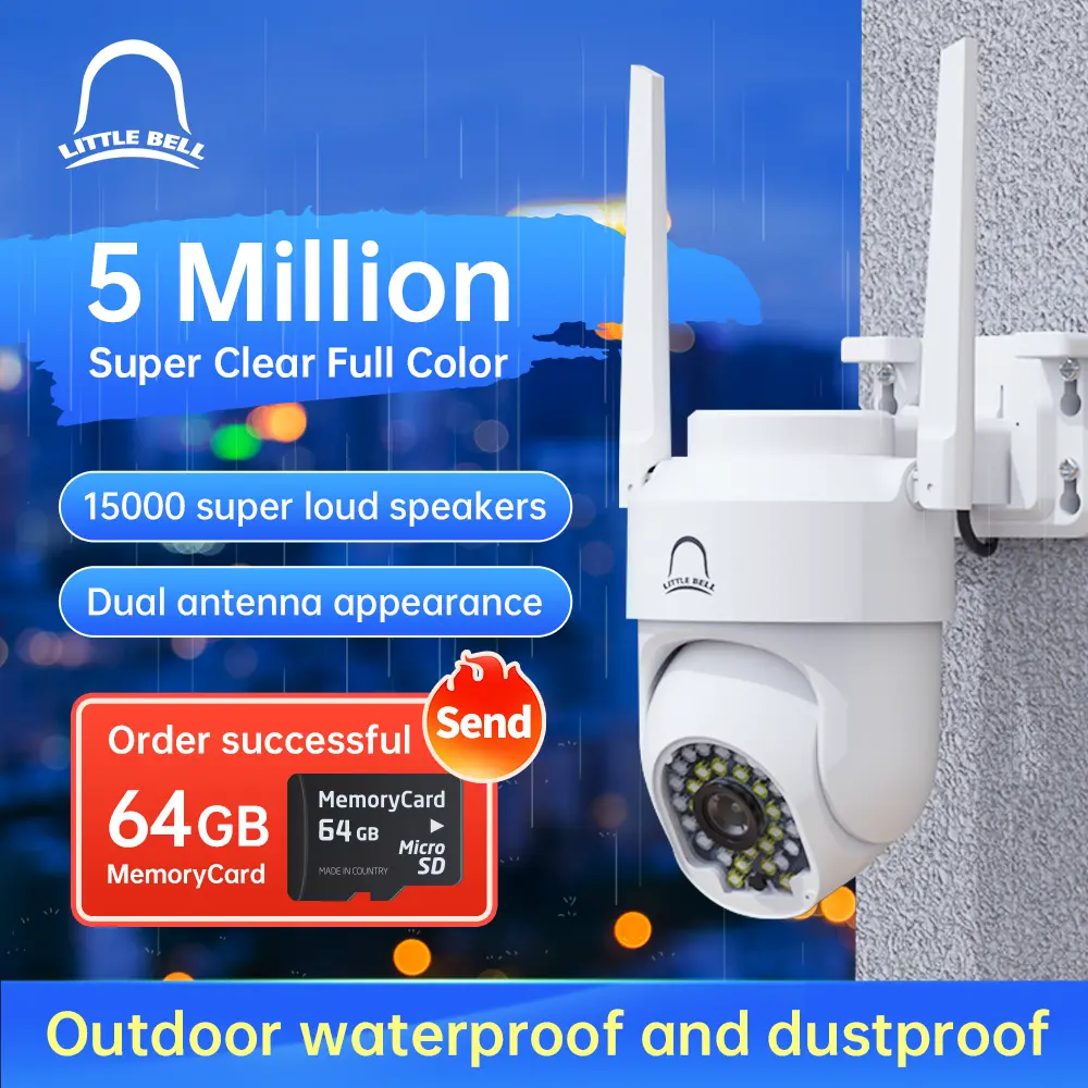 Home Smart Camera Mobile Phone Computer Remote 360-Degree Blind Spot Outdoor Monitoring Photo Hd