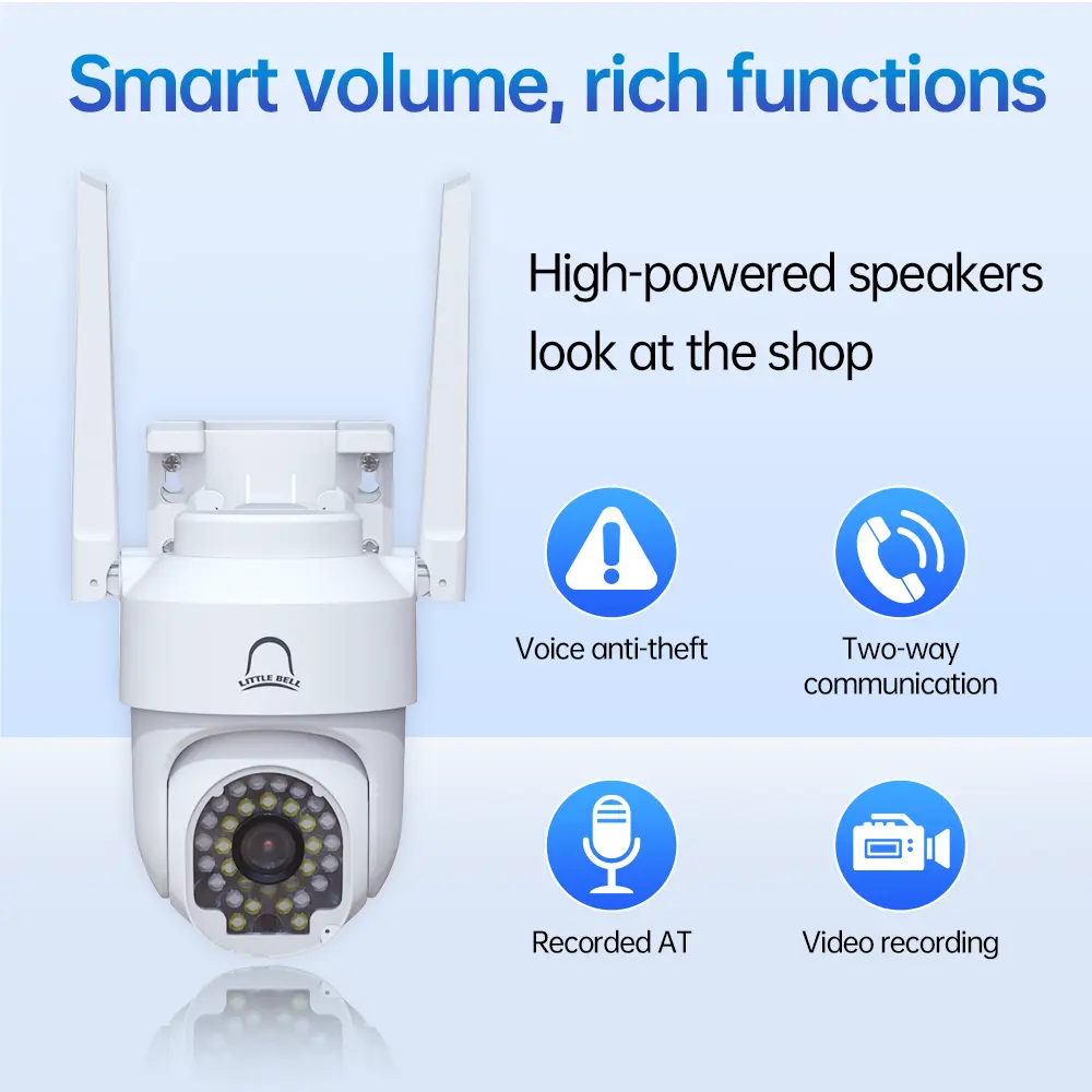 Home Smart Camera Mobile Phone Computer Remote 360-Degree Blind Spot Outdoor Monitoring Photo Hd