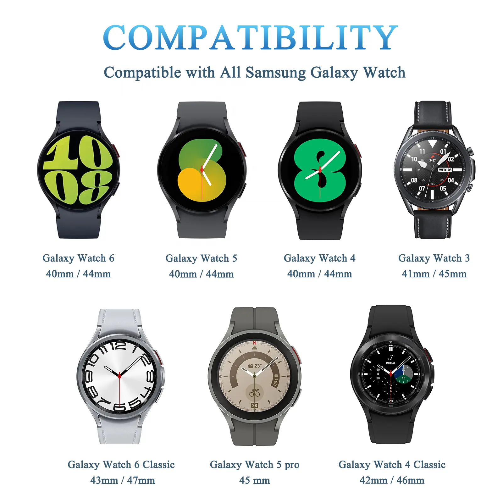 Watch Charger Single Head For Samsung Galaxy Watch 7/6/5/4 40/44mm Charging Dock For Galaxy Watch 4/6 Classic 42/46mm 43/47mm
