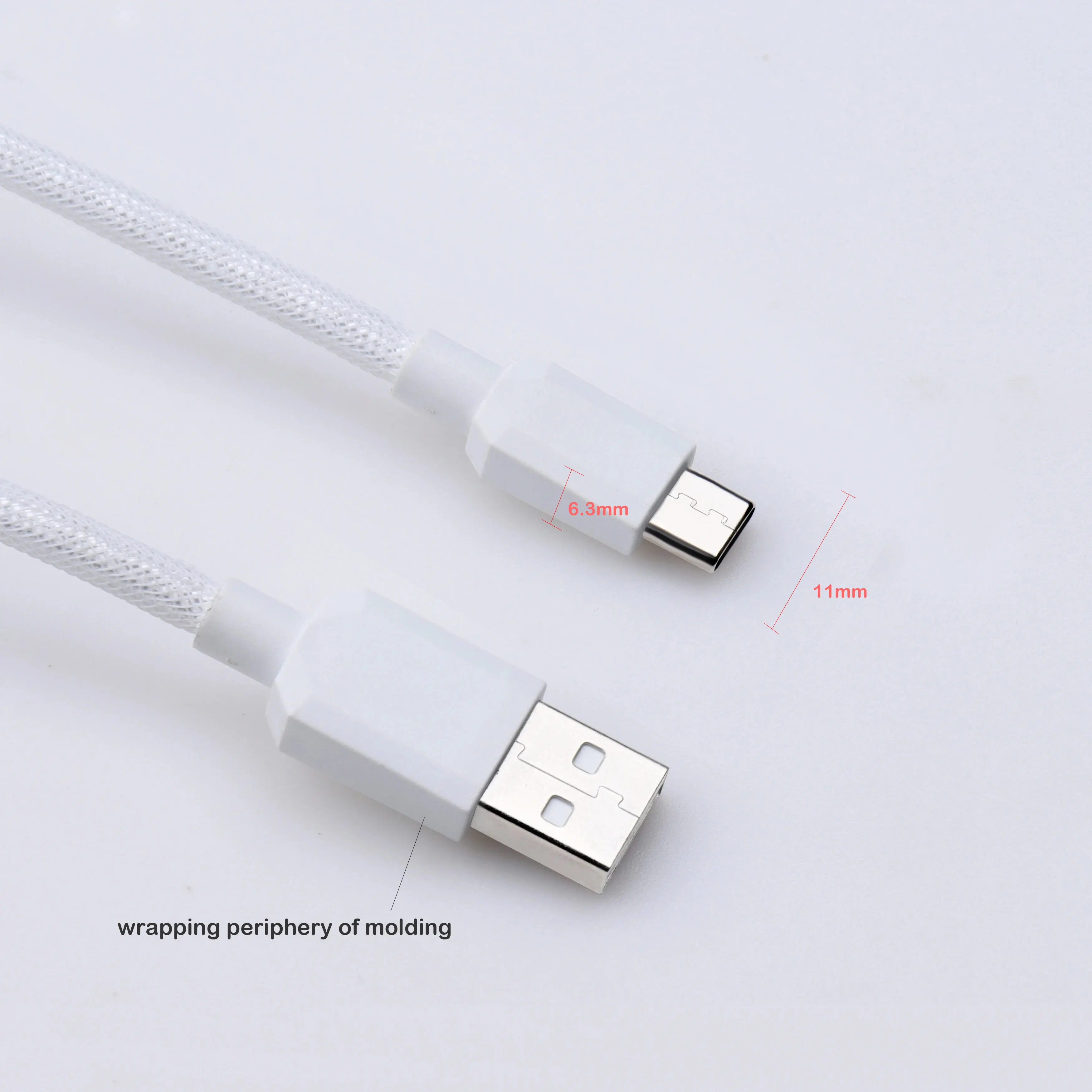 LANO Keyboard Cable GX12 USB2.0 Aviation Connector Wires For Pc Data Cable Type C Computer Hardware Interface Accessories