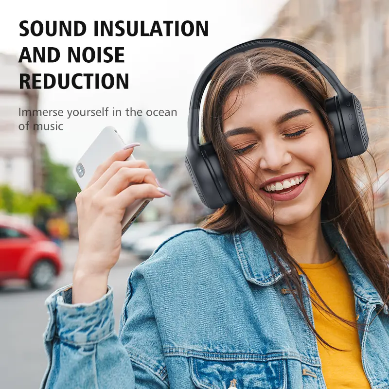 ZEALOT-B19 Bluetooth Headphones with fm radio LCD Screen hifi Bass Stereo Earphone Wireless Headset with Mic, support TF/sd Card