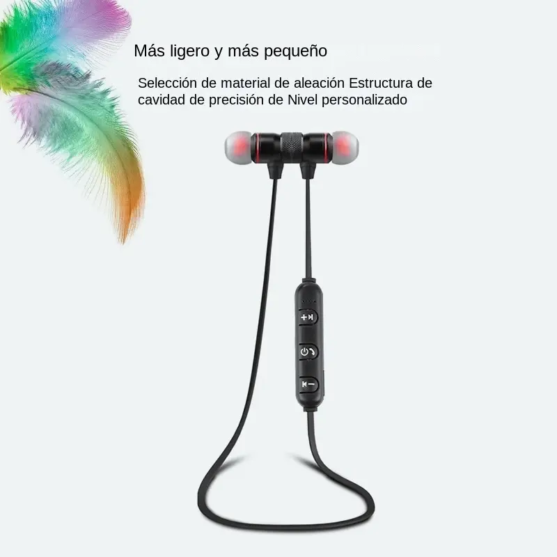 XT6 Wireless Bluetooth Earphones Magnetic Wireless Headphones Sport Neckband Neck-hanging Earbuds Fone Blutooth Headset with Mic