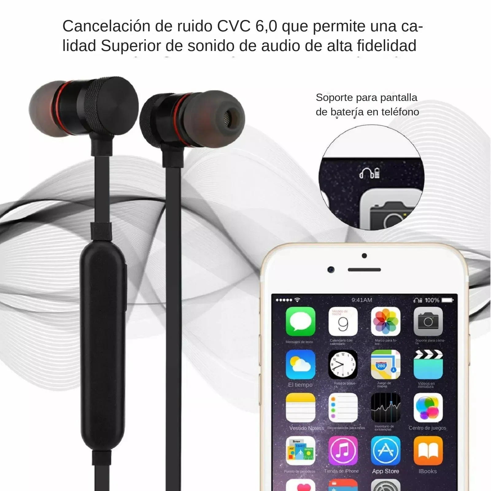 XT6 Wireless Bluetooth Earphones Magnetic Wireless Headphones Sport Neckband Neck-hanging Earbuds Fone Blutooth Headset with Mic