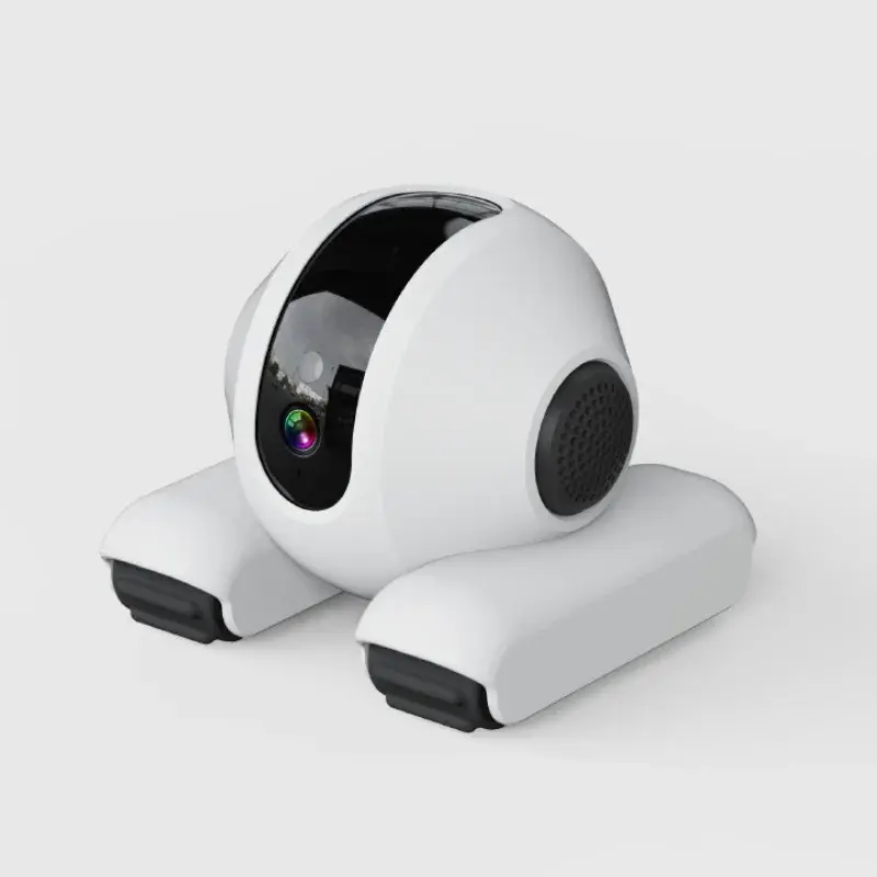 Real Time 1080P WiFi Pet Camera With Treaded Wheel Remote Monitoring For Home