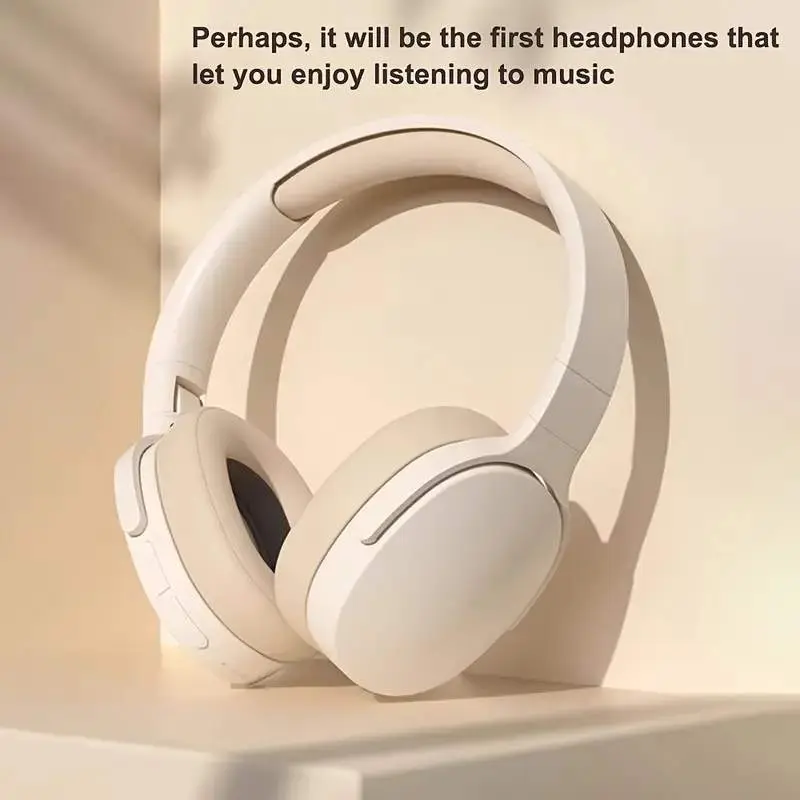 KHwatch P2961 Wireless Headphones Bluetooth 5.3 Foldable 9D HIFI Stereo Sound For Xiaomi Samsung iPhone Game Earbuds With Mic
