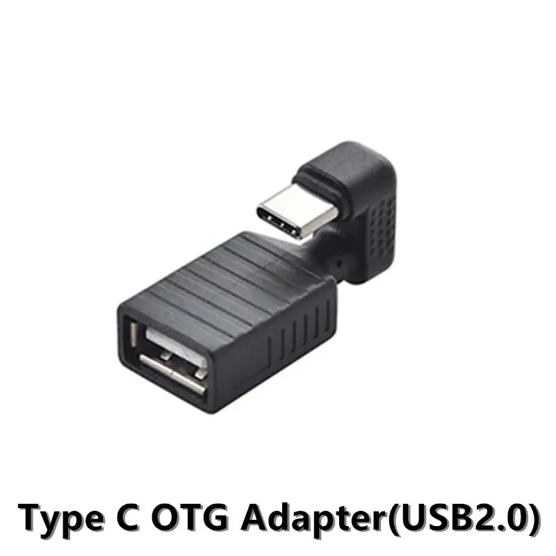 Type C OTG Adapter 180 Degree Up Down Angle USB 3.0 Interface Converter Adapter for Smart Phones Tables Connector