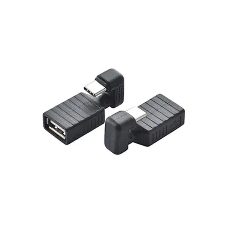 Type C OTG Adapter 180 Degree Up Down Angle USB 3.0 Interface Converter Adapter for Smart Phones Tables Connector