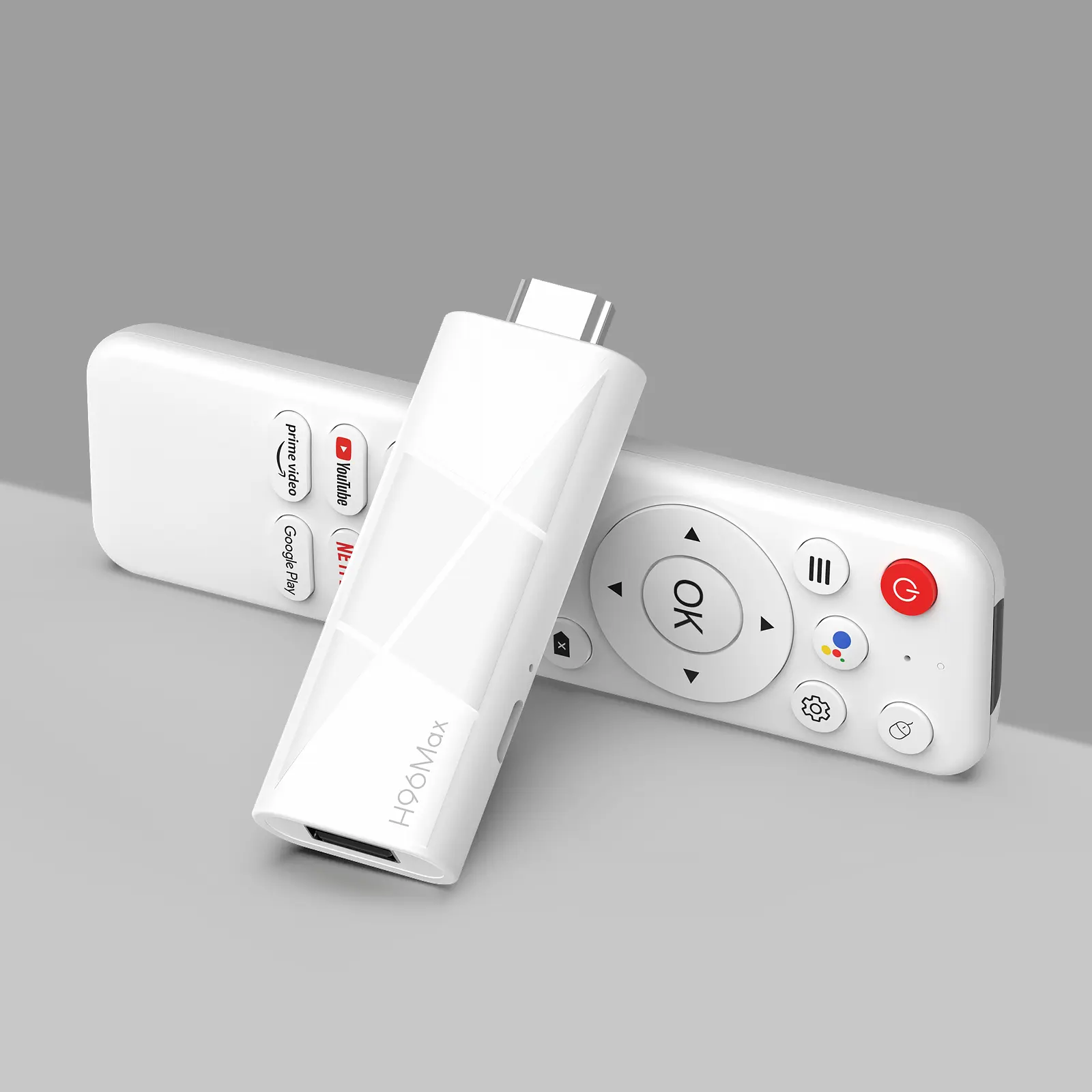 H96 MAX RK3518 Mini TV Stick Android 14 Smart TV Box 2GB 16GB Wifi6 BT5.4 4K HD Gogle Voice Media Player 2G8G