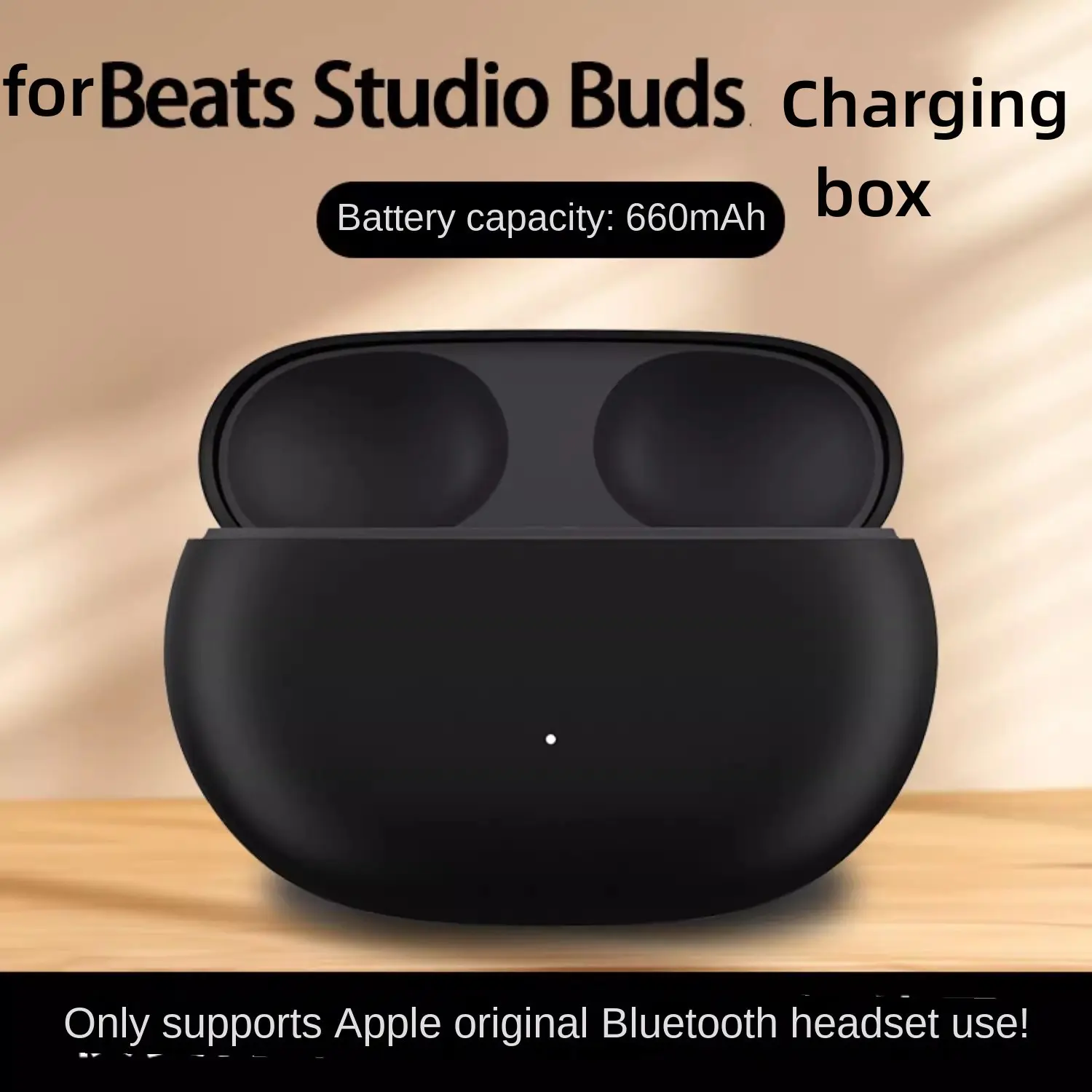 For Beats Studio Buds Charging Case with Bluetooth Pairing Sync Button & 660MAh Replacement Earphone Beats Fit Pro Charger box