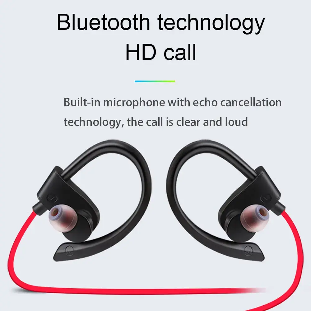 Wireless Bluetooth Headphones Stereo Hook Headset Music Sport Earphone Gaming Handsfree Earphone for All Smart Phones Audifonos