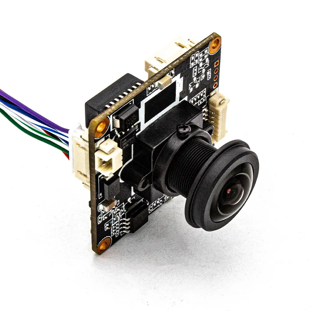 WGWK 3MP 25FPS IP Camera Module 1.5mm 180 Degree Wide Angle Lens M12 Mount Lens POE48V Onvif Mini Webcam Security Camera Board