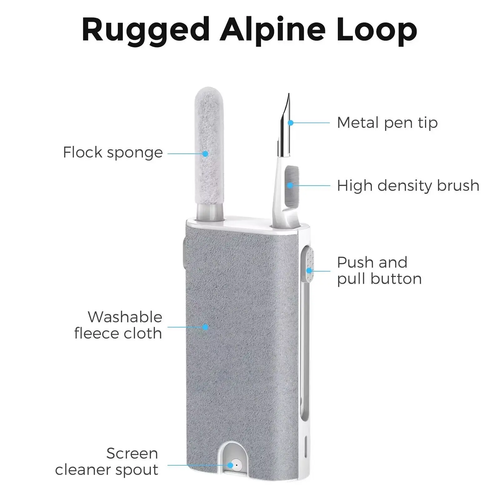 5 in 1 Cleaner Bursh Kit for Bluetooth Earphone Phone Laptop Screen Earbuds Case Cleaning Pen Kit for Airpods Pro 1 2 3 Tablet