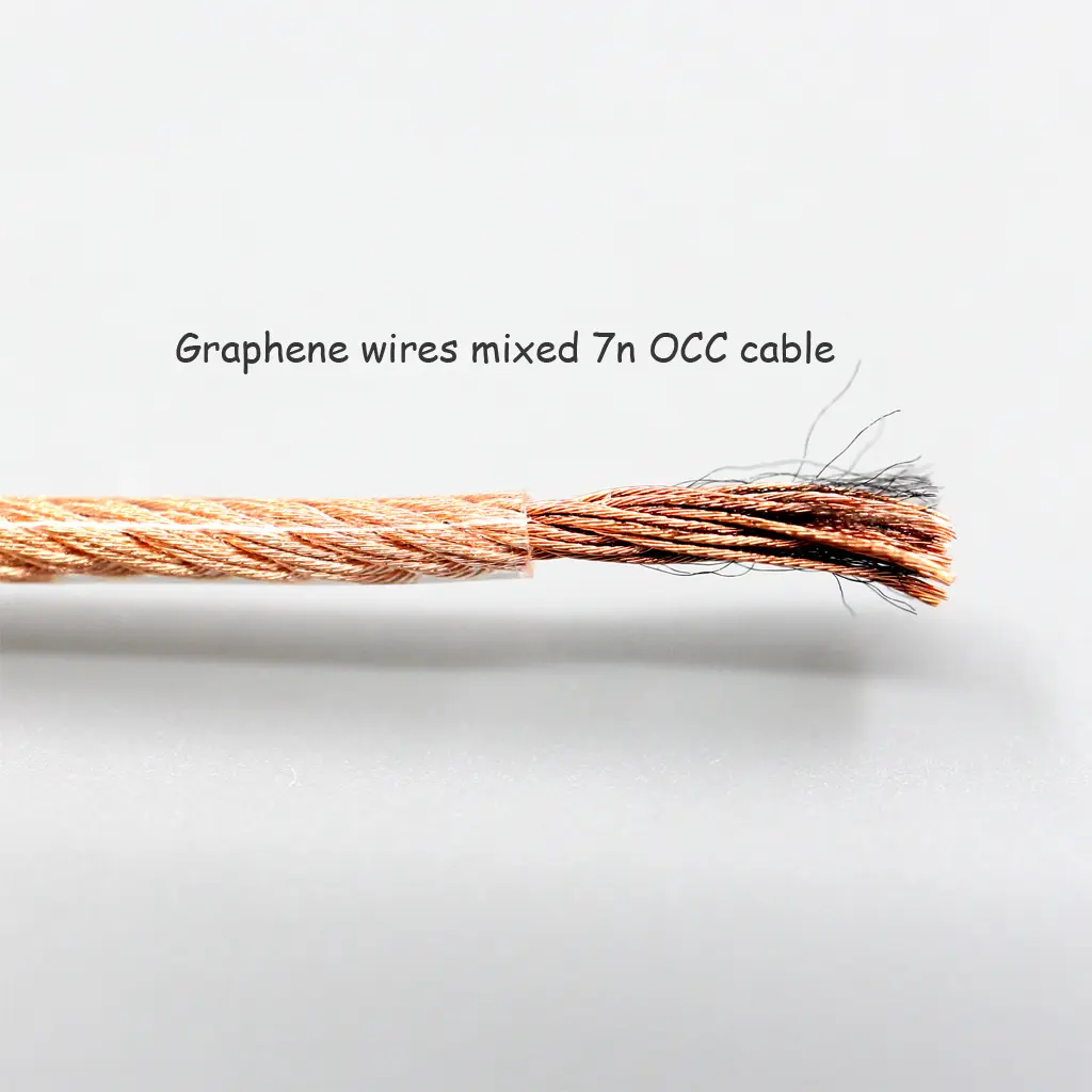 Graphene 7N OCC Shielding Coaxial Mixed Earphone Cable For Audio-Technica ATH-R70X R70X Headphone LN008028