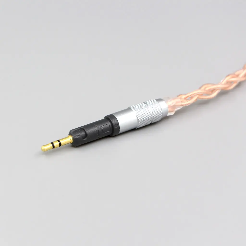 4 Core 1.7mm Litz HiFi-OFC Earphone Braided Cable For Audio Technica ATH-M50x ATH-M40x ATH-M70x ATH-M60x LN008102