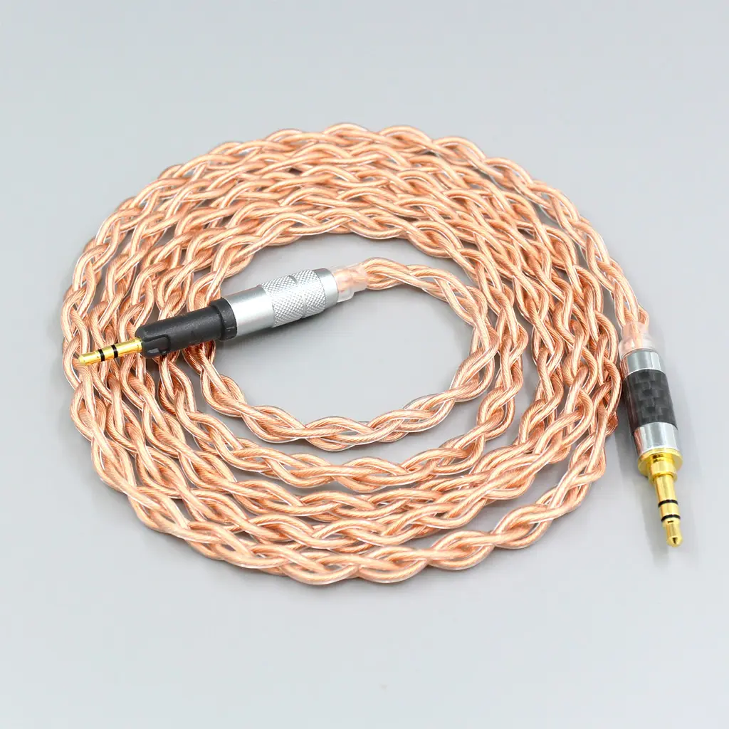 4 Core 1.7mm Litz HiFi-OFC Earphone Braided Cable For Audio Technica ATH-M50x ATH-M40x ATH-M70x ATH-M60x LN008102