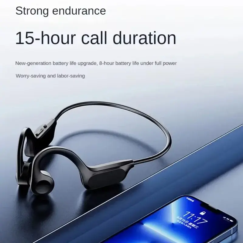 Xiaomi X7 Wireless Bone Conduction Earphone Sport Bluetooth Compatible Memory Card Digital Display With Mic For Sports Earbuds