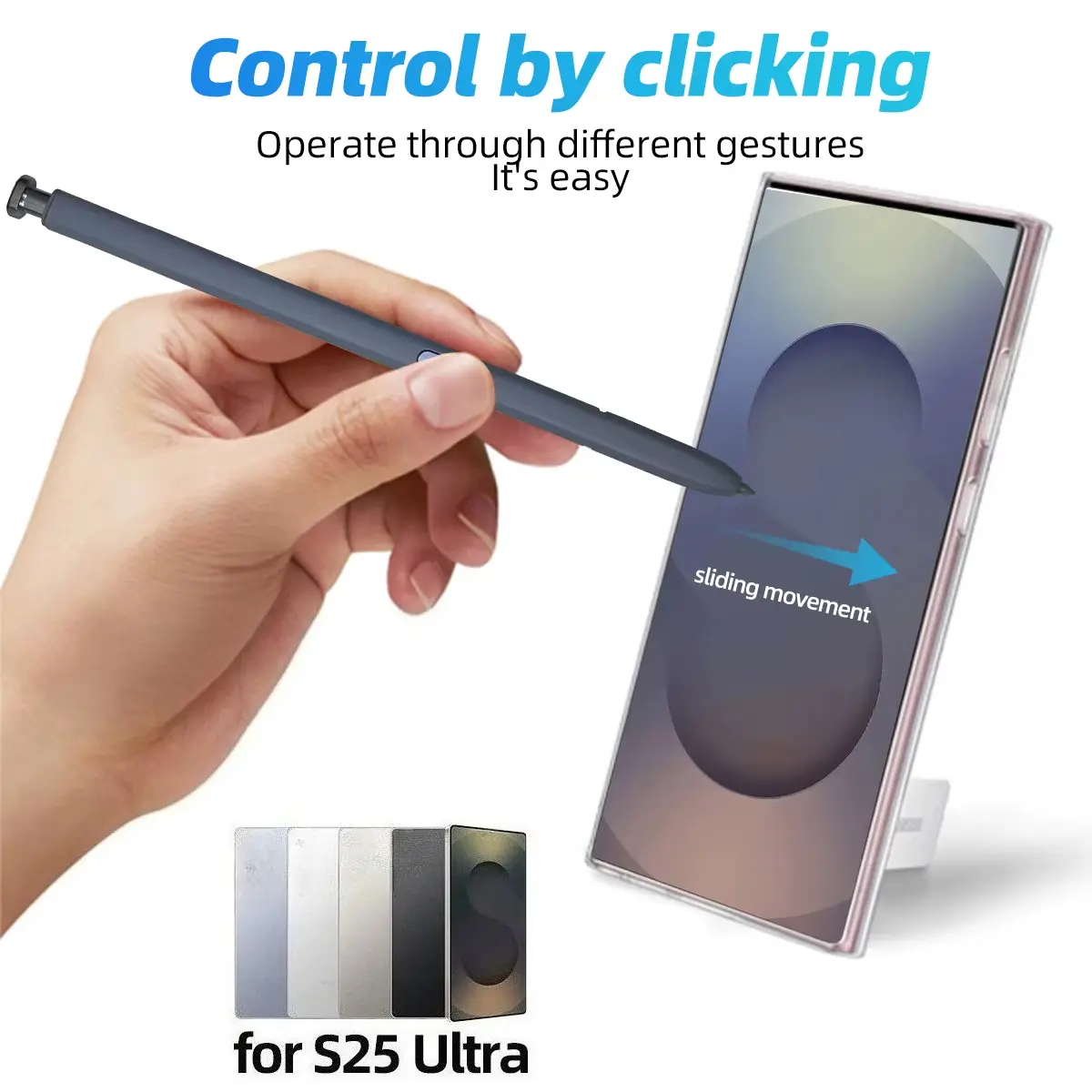 Replacement Stylus for Samsung Galaxy S25 Ultra S9380S Smooth Writing Touch Control Pen Precise No-Smudge Design Stylus Pen