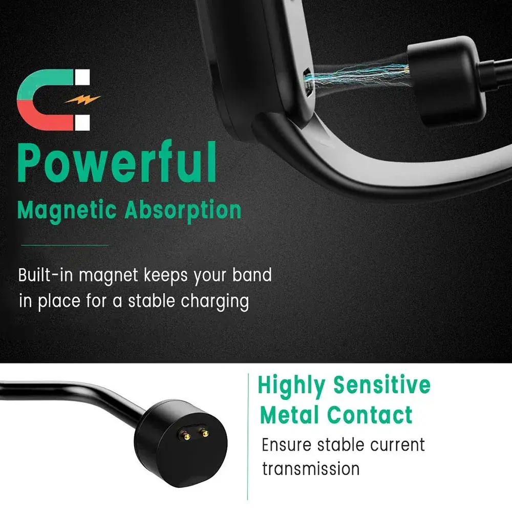 Magnetic Charger For Xiaomi Mi Band 8 7 6 5 4 3 USB Charging Cable for MiBand 2 Charging Cable Wire for Smart Bracelet Chargers