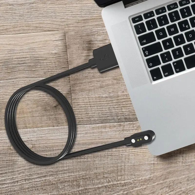 60cm Smart Watch Charging Cable Smart Watch Charger Fast Magnetic Charging Cable Cord Portable Compatible with HW 12 16