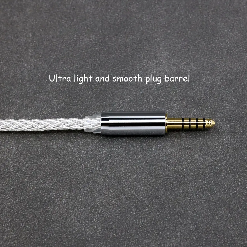 8 Core 99% 7n Pure Silver Palladium Earphone Cable For Denon AH-D7200 AH-D5200 AH-D9200 AH-D600 AH-D7100 LN008390