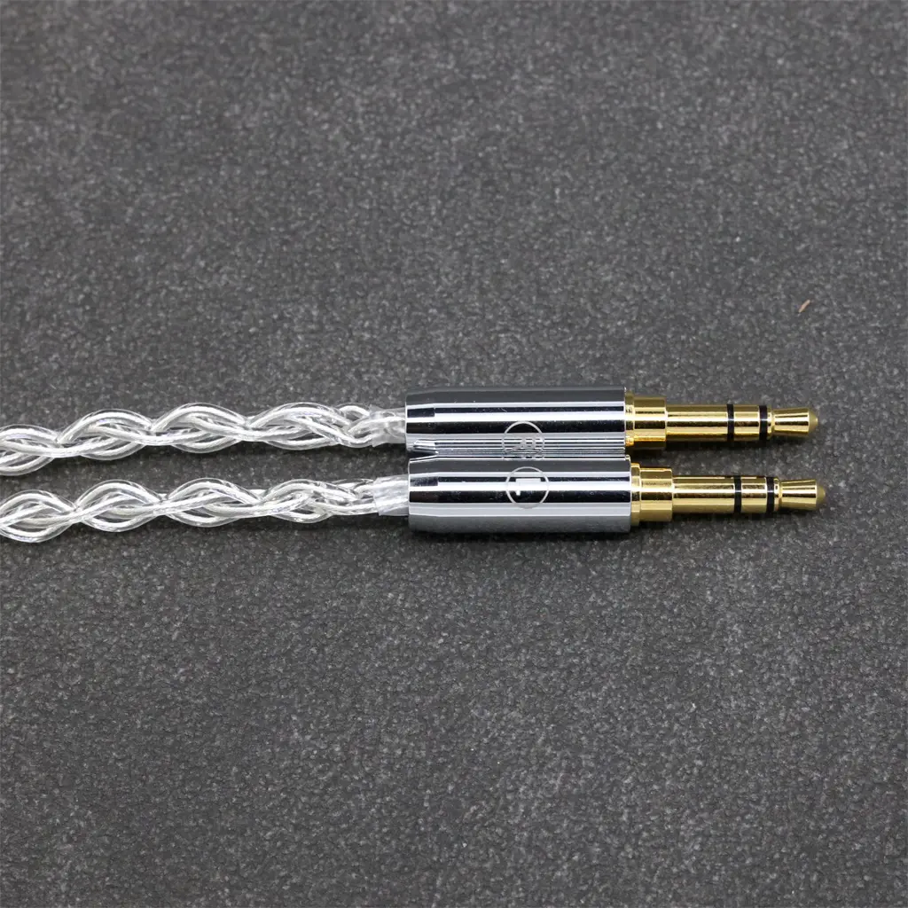 8 Core 99% 7n Pure Silver Palladium Earphone Cable For Denon AH-D7200 AH-D5200 AH-D9200 AH-D600 AH-D7100 LN008390