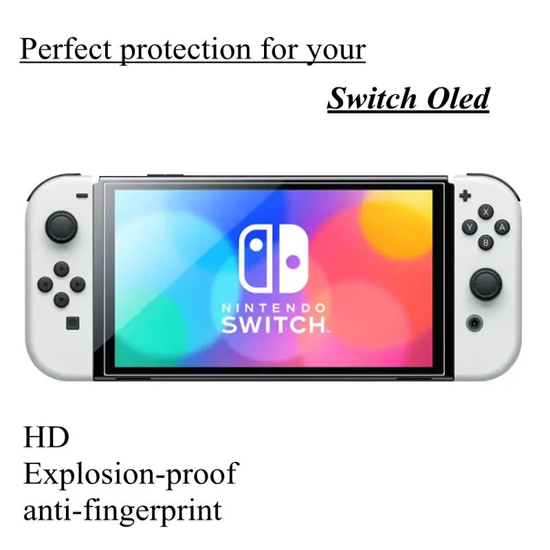 For Nintendo Switch Oled Screen Protector Anti-Scratch Protective Cover NS LCD Screen Protection Skin For Nintendo Switch