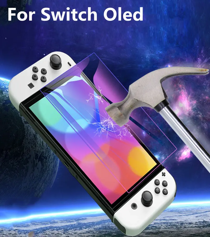 For Nintendo Switch Oled Screen Protector Anti-Scratch Protective Cover NS LCD Screen Protection Skin For Nintendo Switch