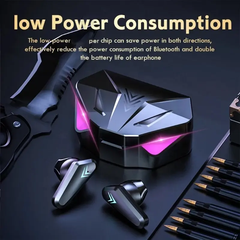 X15 TWS x15 pro wireless earphone 5.3 Bluetooth headphone 65Ms low latency earbud esport gaming headset gamer with mic for phone