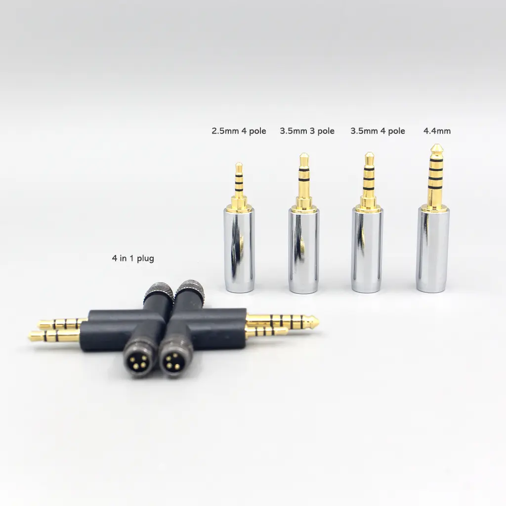 8 Core 99% 7n Pure Silver Palladium Earphone Cable For Sennheiser IE200 IE300 IE900 IE600 LN008397