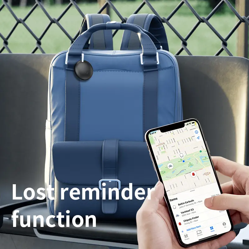 Mini GPS Tracker For Apple iOS System Find My APP air tag Child Finder Pet bike Bag Loss Tracker Smart Wireless Charging ﻿