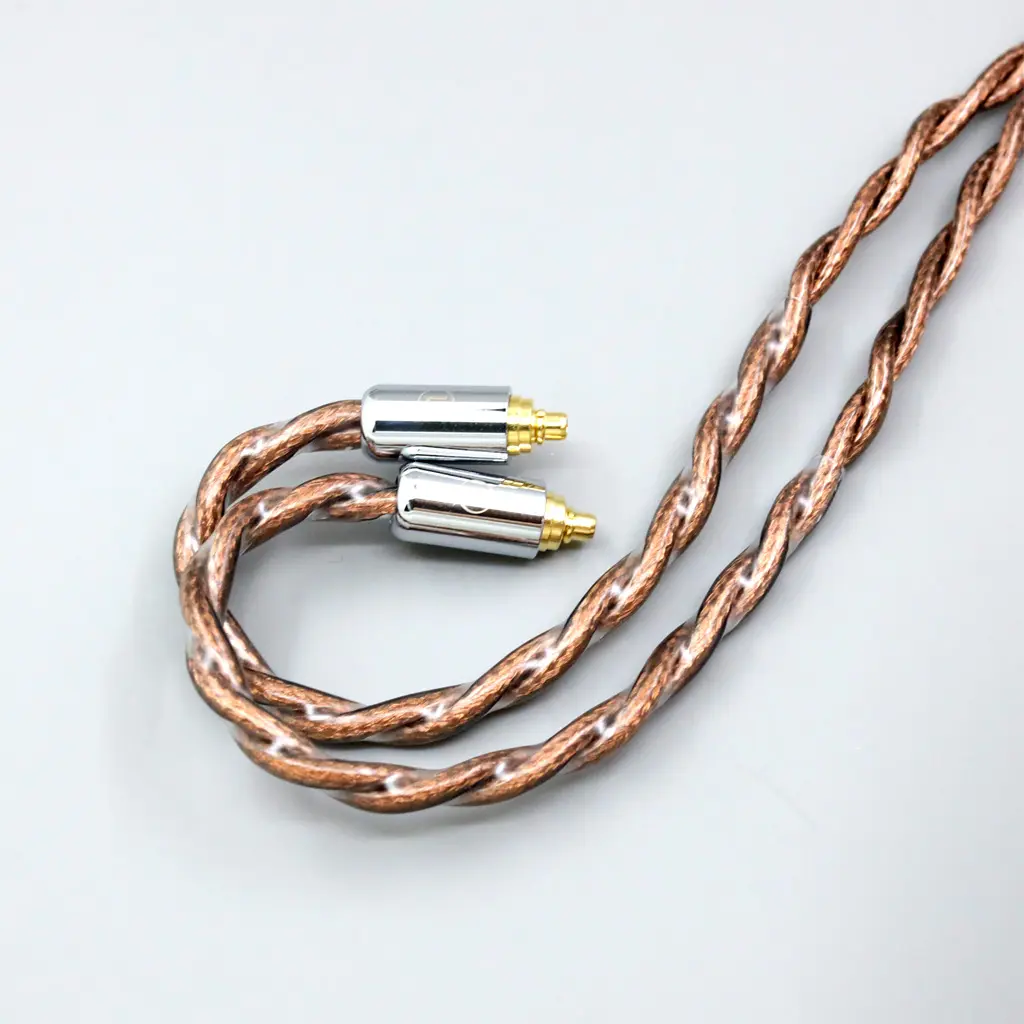 99% 24k Gold 7n Pure Silver Graphene Shield Earphone DIY Cable For AKG N5005 N30 N40 MMCX 8514