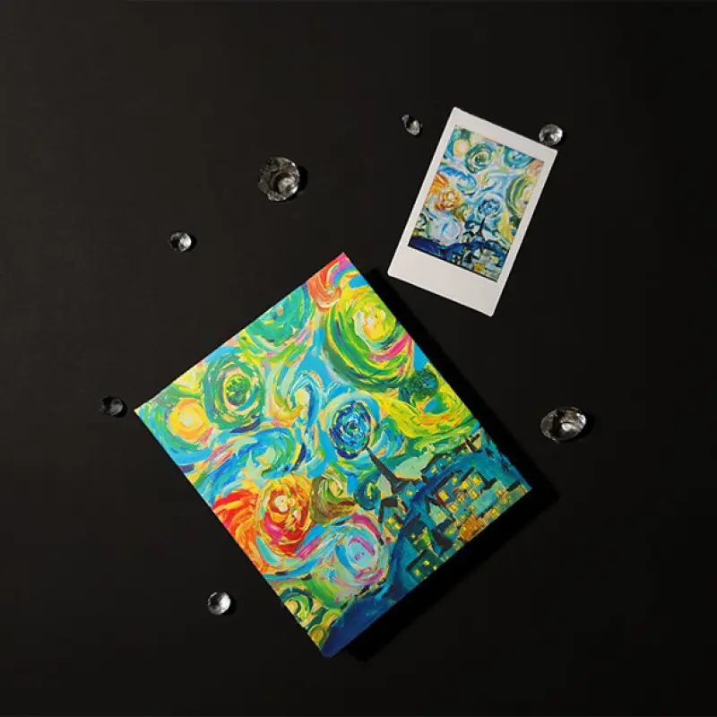3 Inch Mini Series Paper Camera Insert With 40 Pockets Stars In The Night Sky Album Fujifilm Instax Mini Film Photo Albums