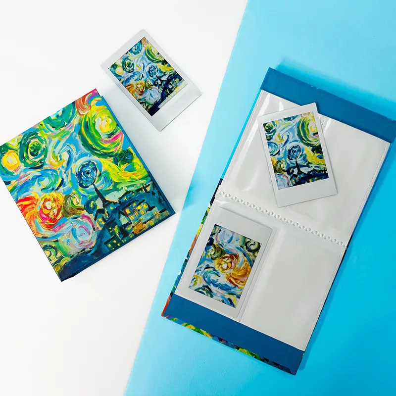 3 Inch Mini Series Paper Camera Insert With 40 Pockets Stars In The Night Sky Album Fujifilm Instax Mini Film Photo Albums