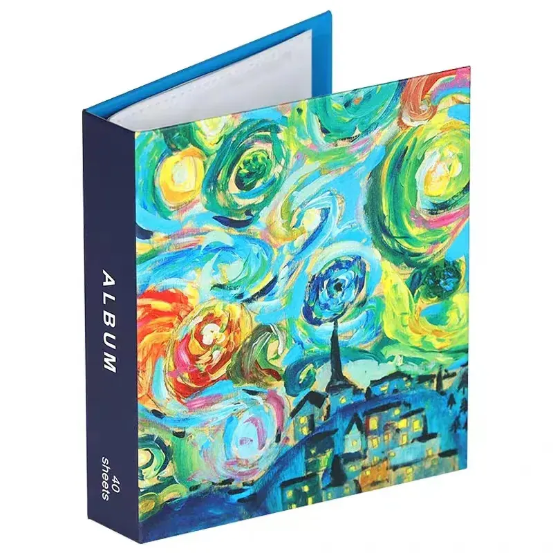 3 Inch Mini Series Paper Camera Insert With 40 Pockets Stars In The Night Sky Album Fujifilm Instax Mini Film Photo Albums