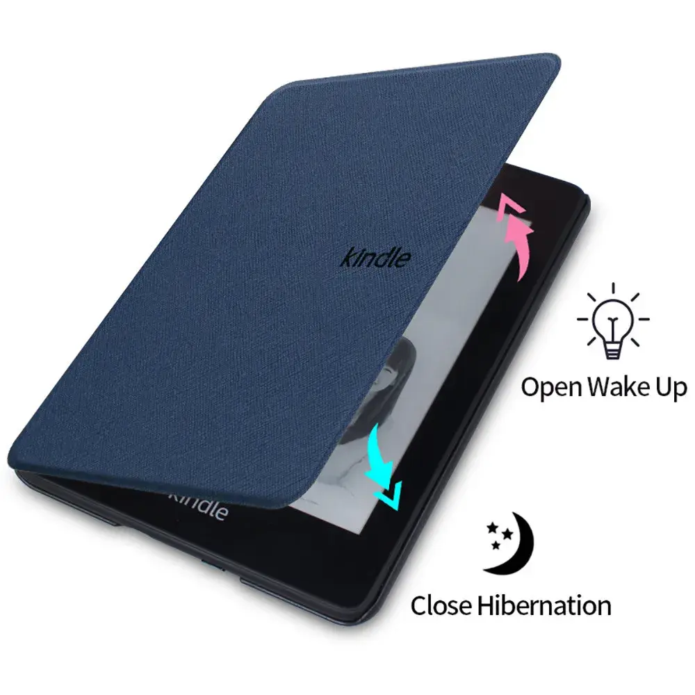 Smart Case For Kindle Paperwhite 6 12th Generation case 2025 Soft TPU Silicone Cover for Kindle Paperwhite 2024 7 inch