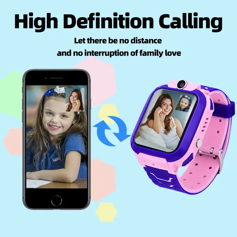 GPS Q12 Kids Smart 2G call watch waterproof mother children monitor boy girls SOS child sports digital watches tracker
