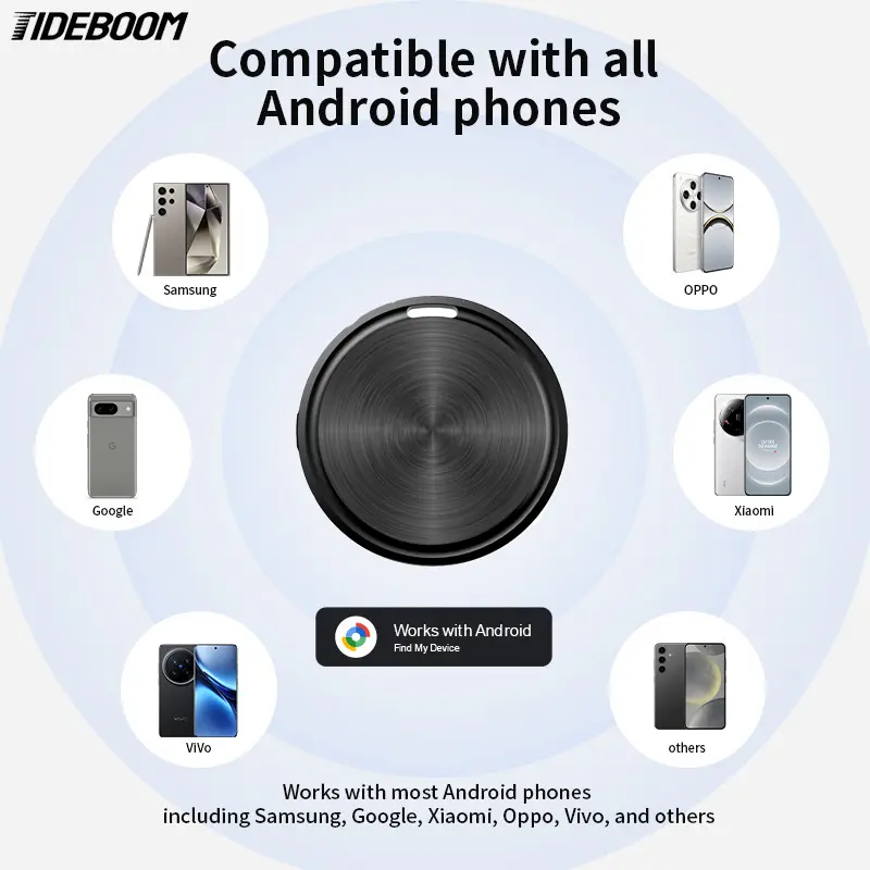 Bluetooth Car Mini GPS Tracker for Android Key Wallet Bags Finder With Google Find My Device App Keys Finder for Pet  Locator