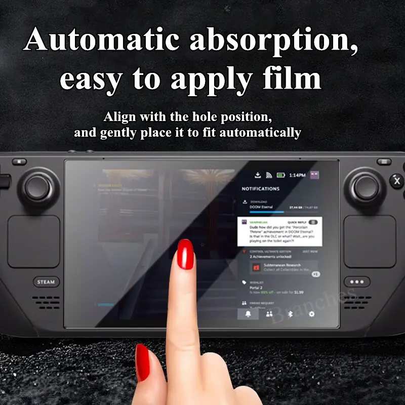 1-3 Pcs Tempered Glass For Steam Deck OLED Anti-scratch Screen Protector HD Protective Film For Steam Deck Accessories